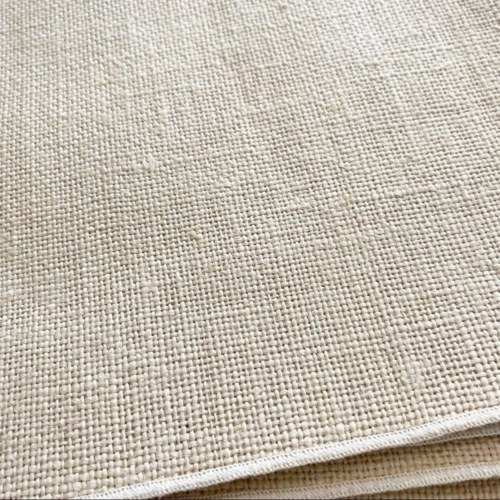 Vintage mcm burlap